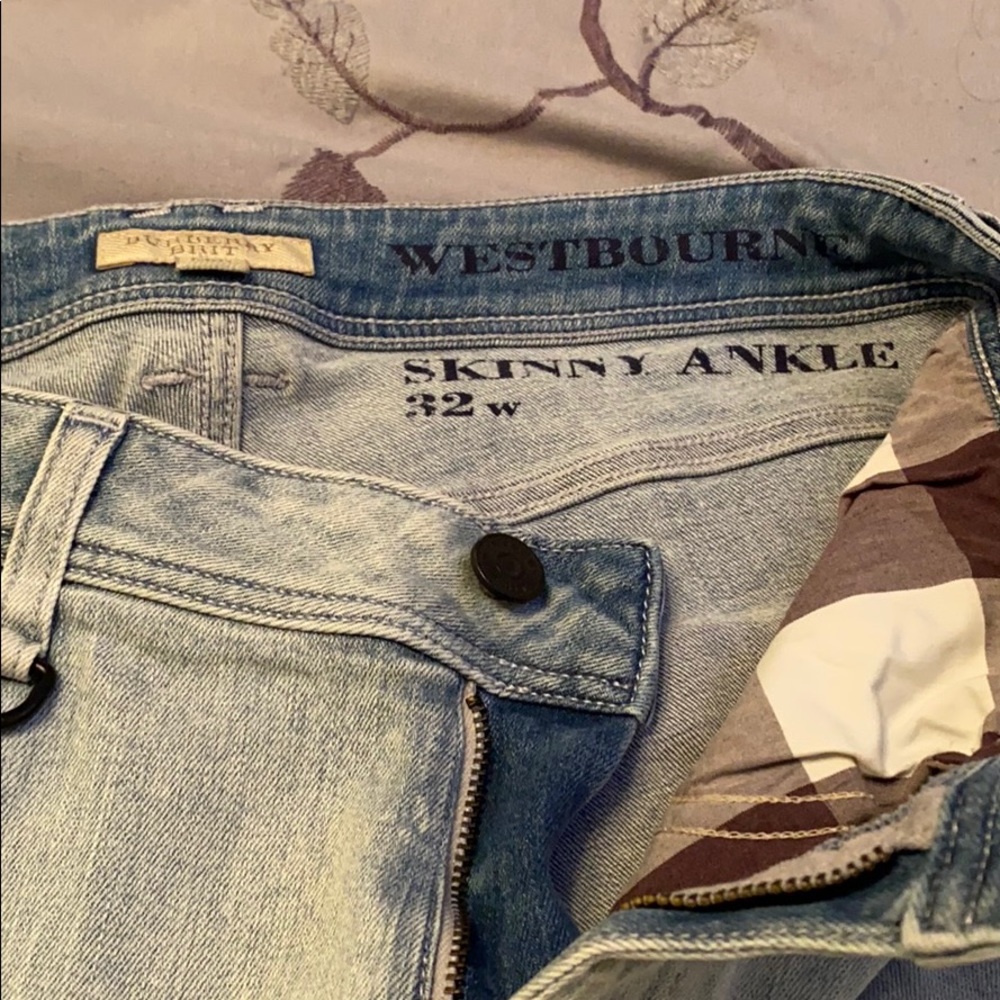 Light Blue Denim Burberry Jeans